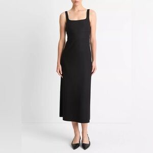 NWT $445 Vince Italian Wool-Blend Column Dress